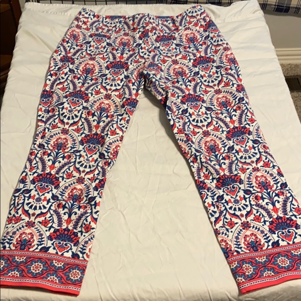 Patterned slacks
